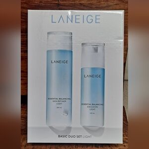 LANEIGE 5 Piece Skin Care Basic Duo Set LIGHT